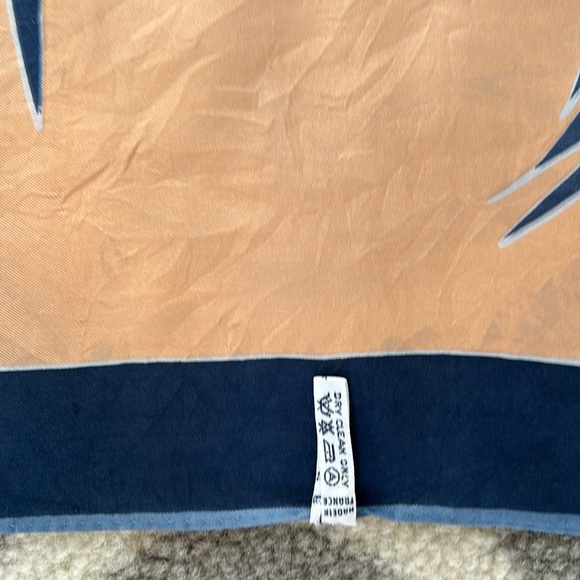 JACQUE FATH Vintage Silk Scarf. - Picture 3 of 8